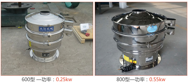 食品振動篩同種材質有不同大小的型號,而型號的不同就會影響價格。