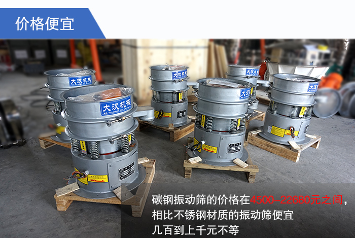 碳鋼振動篩價格